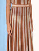 LUMINOSITY LUREX STRIPE SKIRT