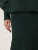 HYPNOTIC RIB MIDI SKIRT