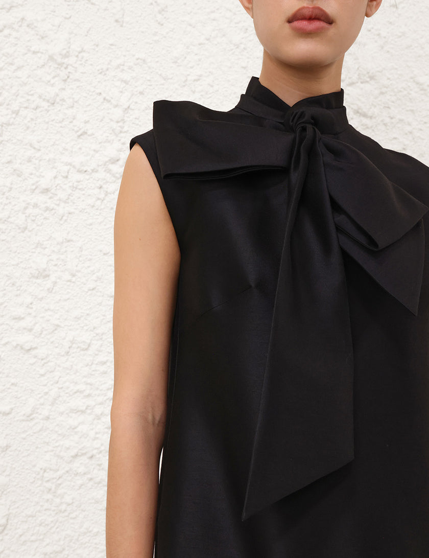 HYPNOTIC BOW MINI DRESS