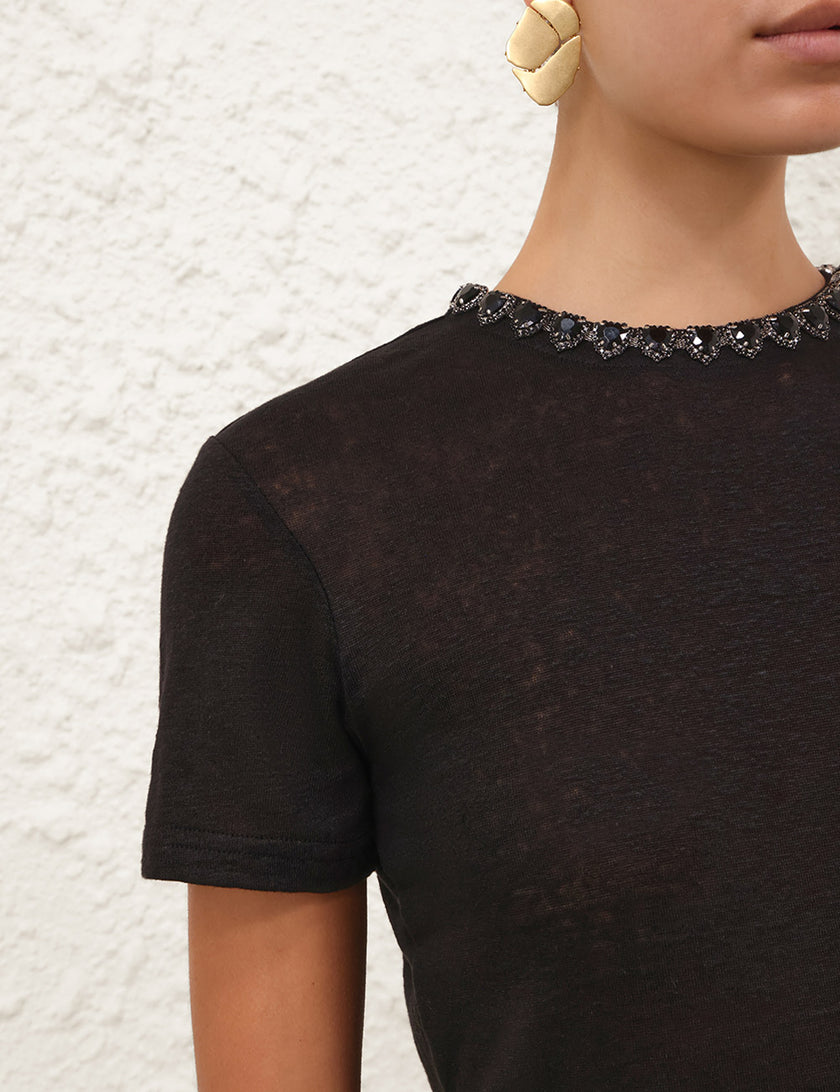 EMBELLISHED TEE