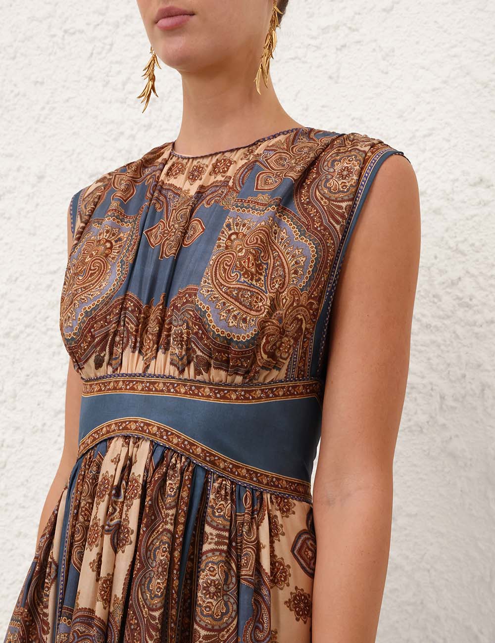 MAHON WAISTED MAXI DRESS