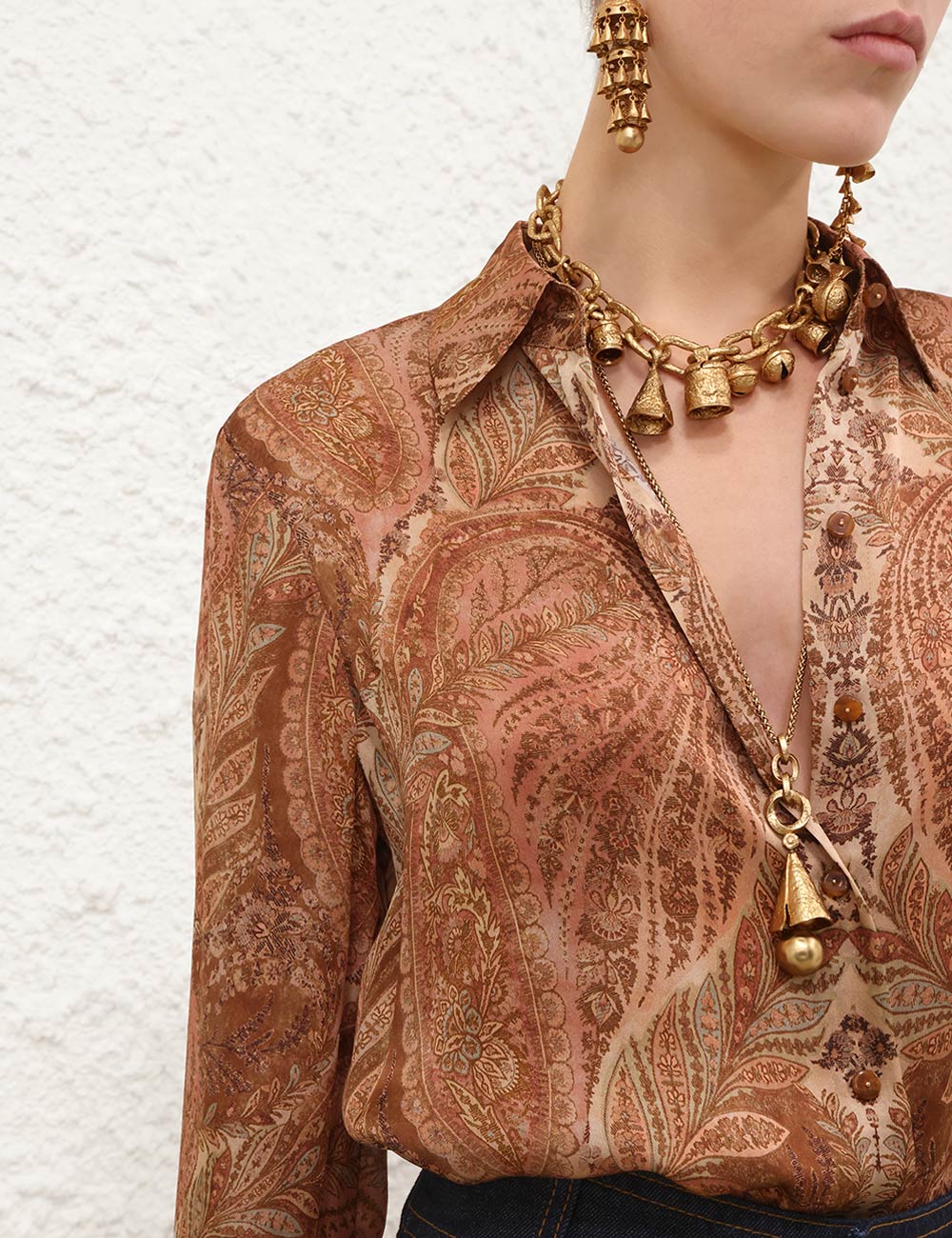 HYPNOTIC SATIN SHIRT