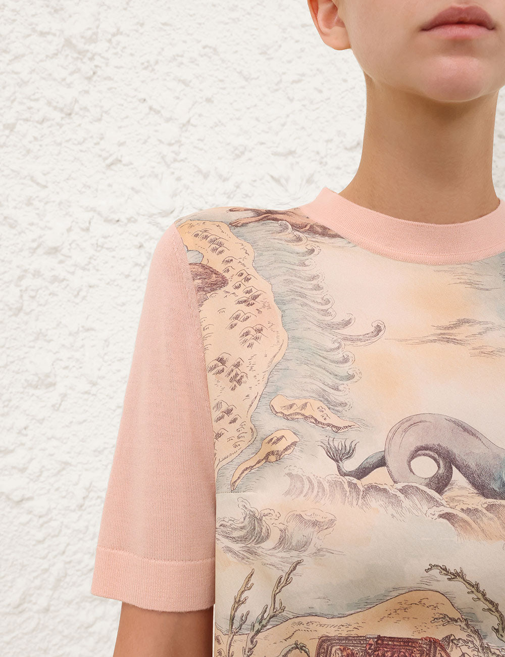 REBELLION SILK FRONT TEE