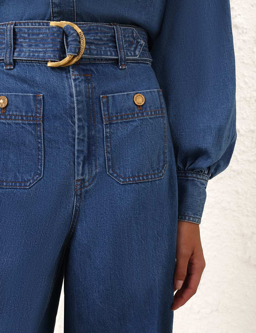 DENIM CULOTTE