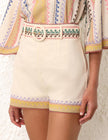 AUGUST EMBROIDERED SHORT