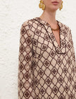 LUNA GUIPURE MIDI DRESS