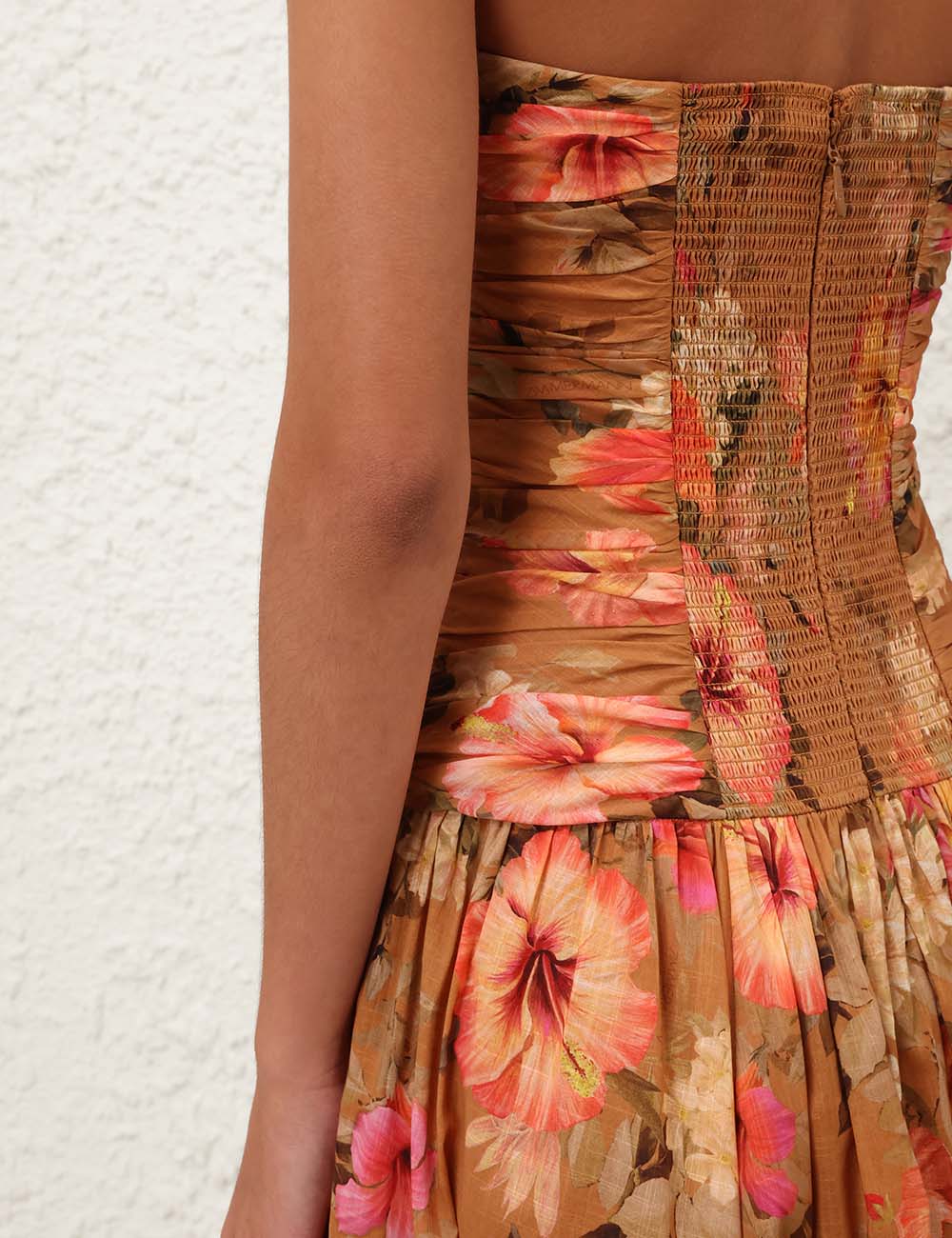 MAHON TIE FRONT MIDI DRESS