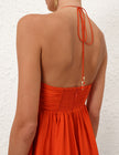 MAHON HALTER MAXI DRESS
