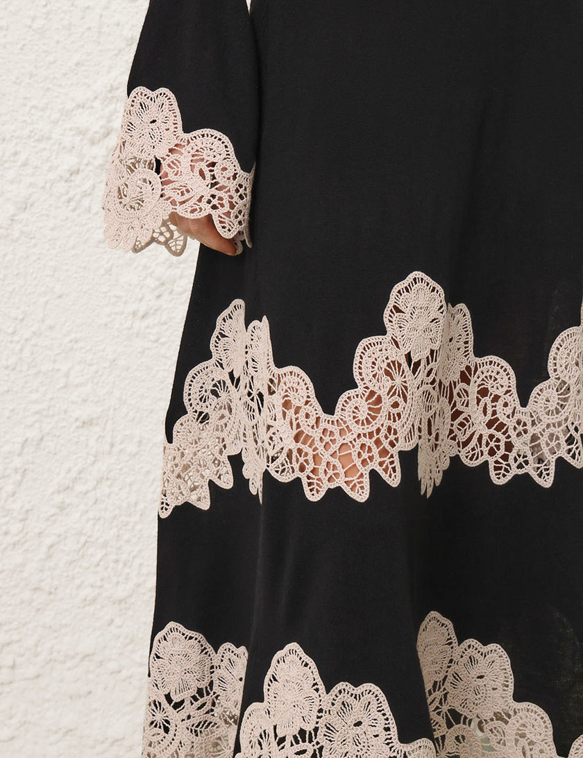 VALIANT MERINO LACE DRESS