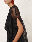 VALIANT LACE CAPED TOP