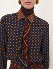 RELAXED SHIRT IN MULTI GEO PRINT