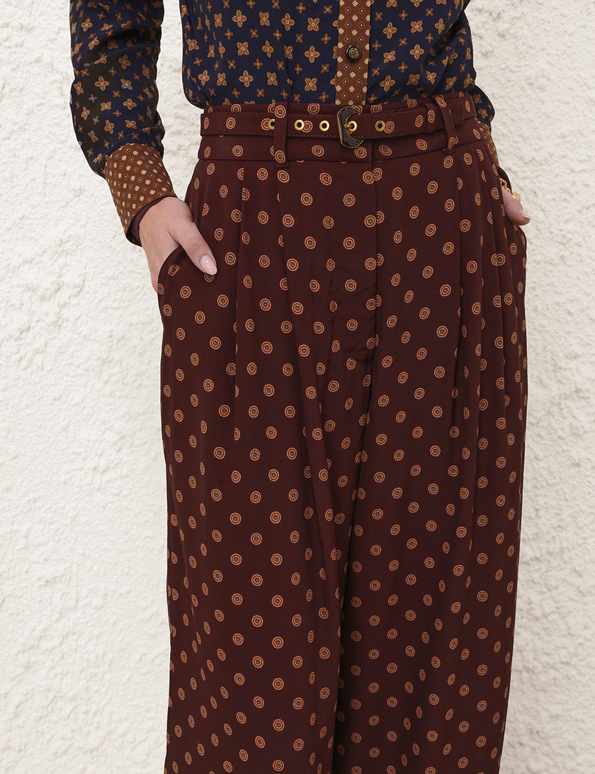 PYJAMA PANT IN MULTI GEO PRINT