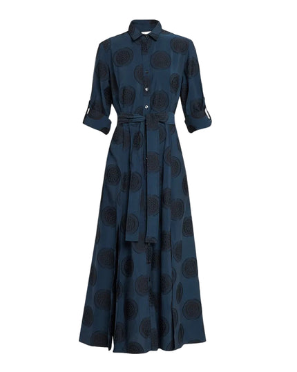 LAINE MEDALLION JACQUARD DRESS