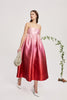 INEZ OMBRE MIDI DRESS