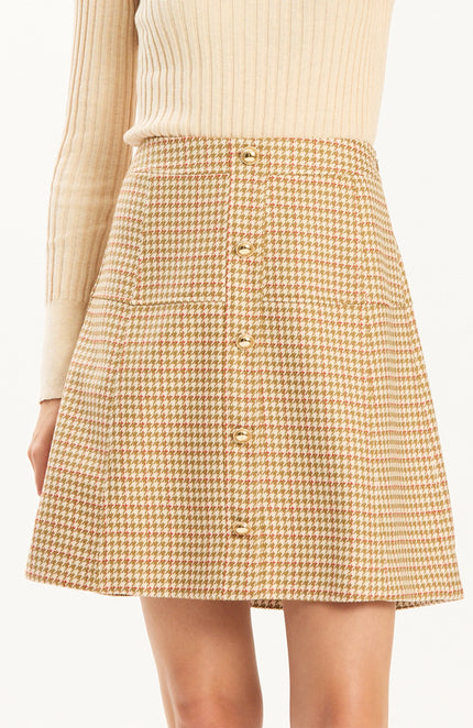 SIMONE HOUNDSTOOTH SKIRT