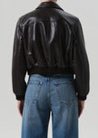 LOLA BOMBER RECYCLED LEATHER