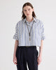 NEXT EX SHIRT IN MENS STRIPE ON SUPERFINE POPLIN