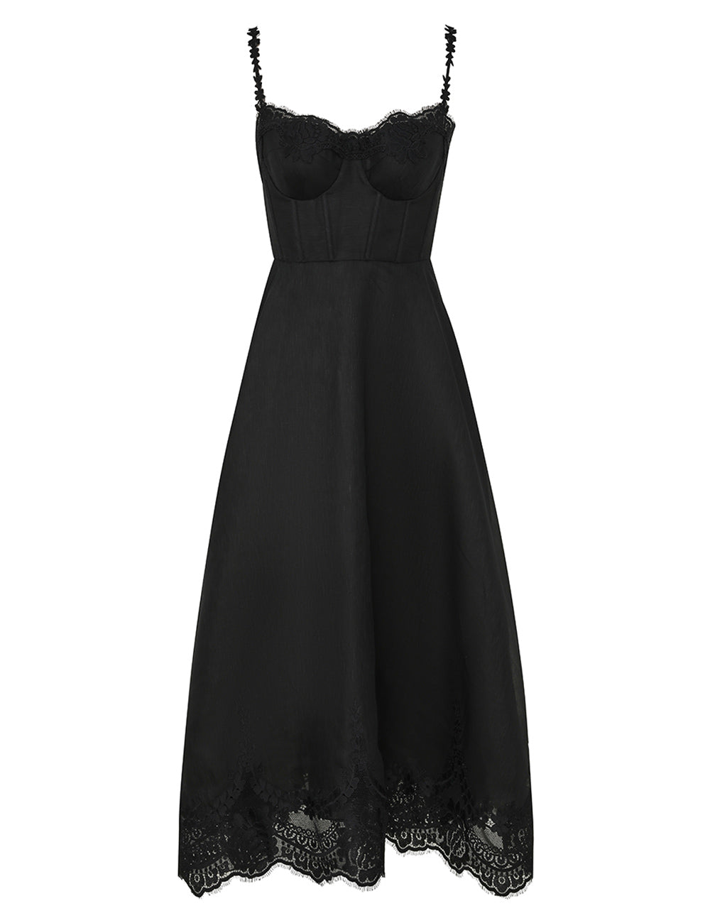 HYPNOTIC LACE TRIM GOWN