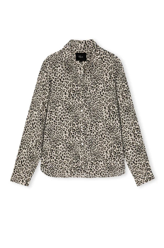 JOSEPHINE SHIRT IN ECRU CHEETAH