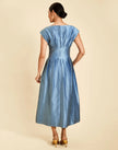QUINN MIDI DRESS IN LAPIS