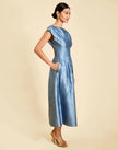 QUINN MIDI DRESS IN LAPIS