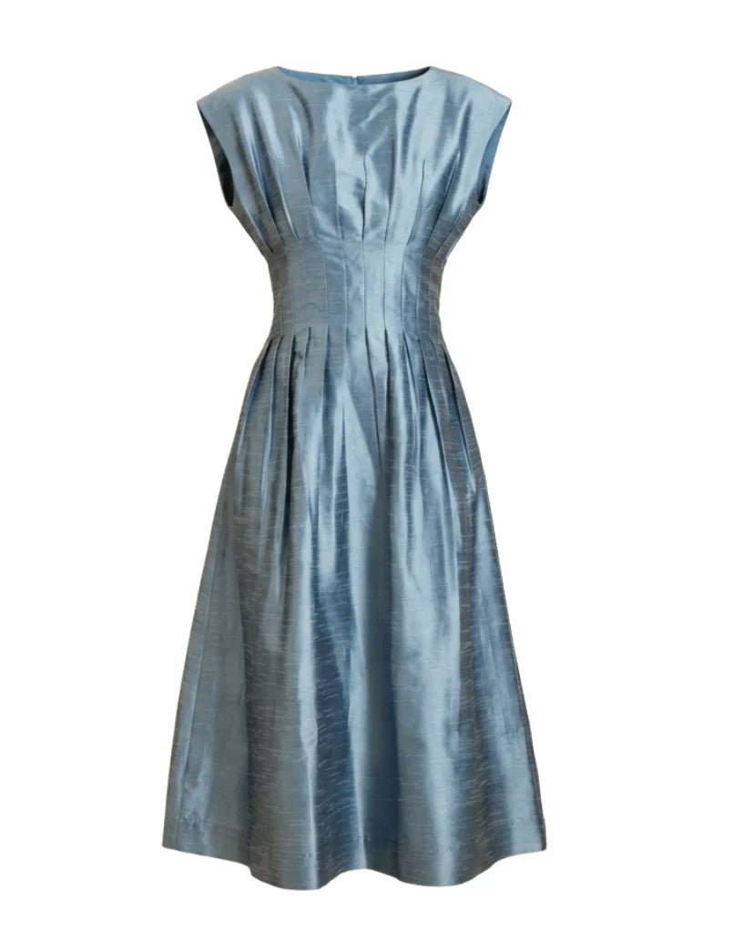 QUINN MIDI DRESS IN LAPIS