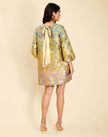 ROSANNA MINI DRESS IN GILDED MARBLE