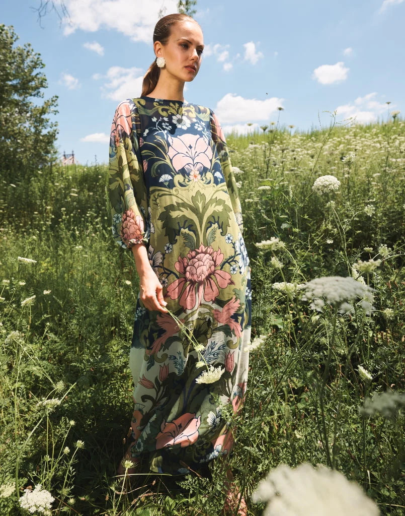 LUZON GOWN IN EVENTIDE GARDENS