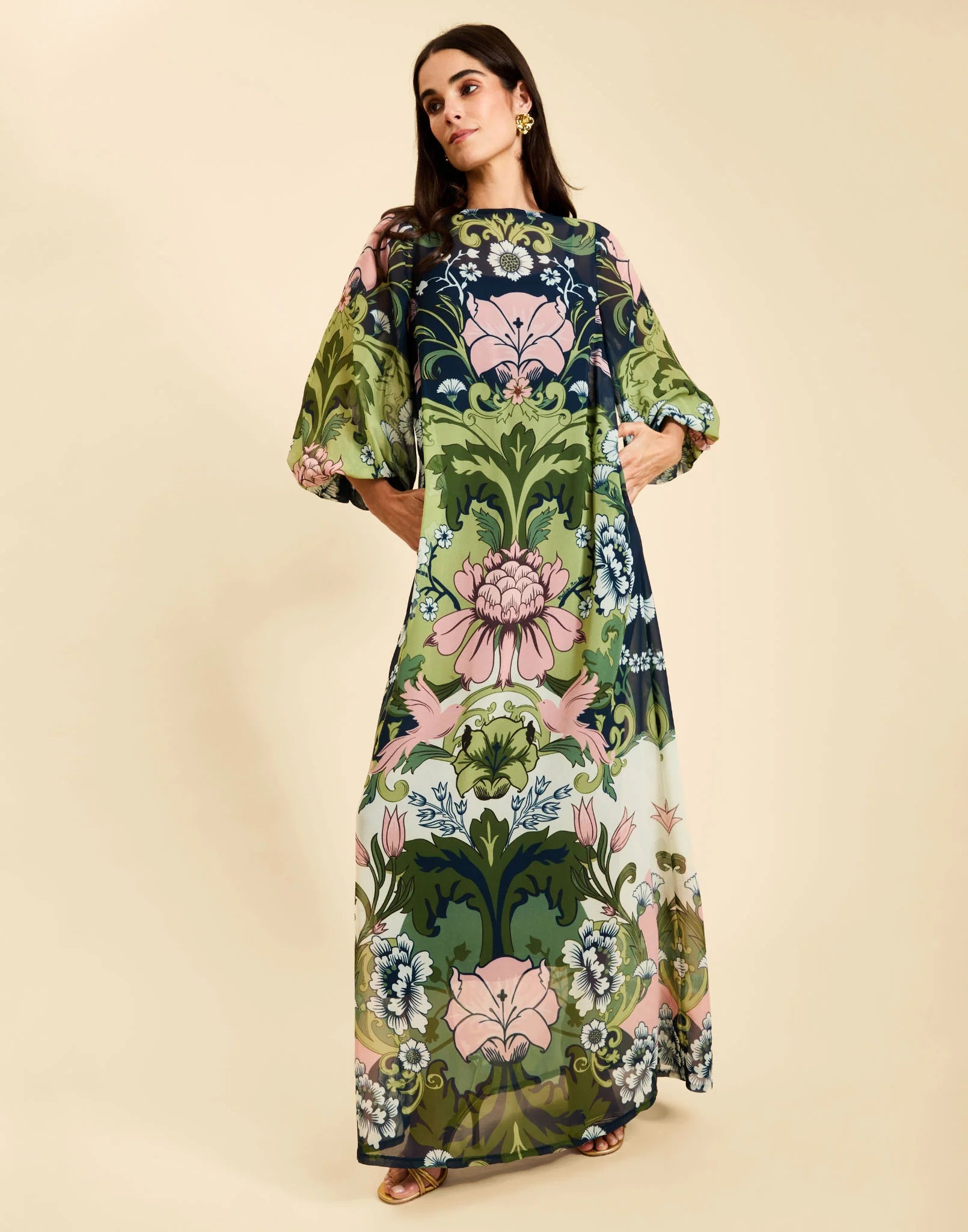 LUZON GOWN IN EVENTIDE GARDENS
