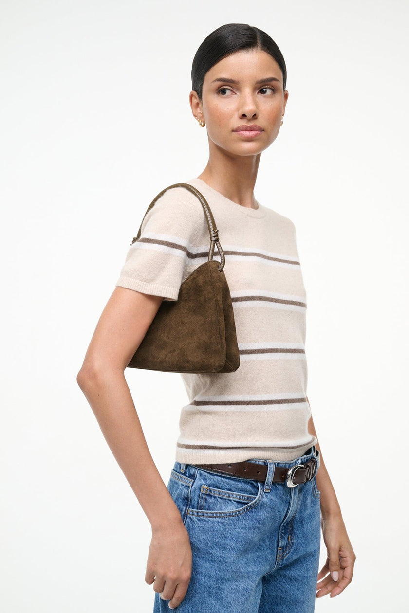 VALERIE SUEDE SHOULDER BAG