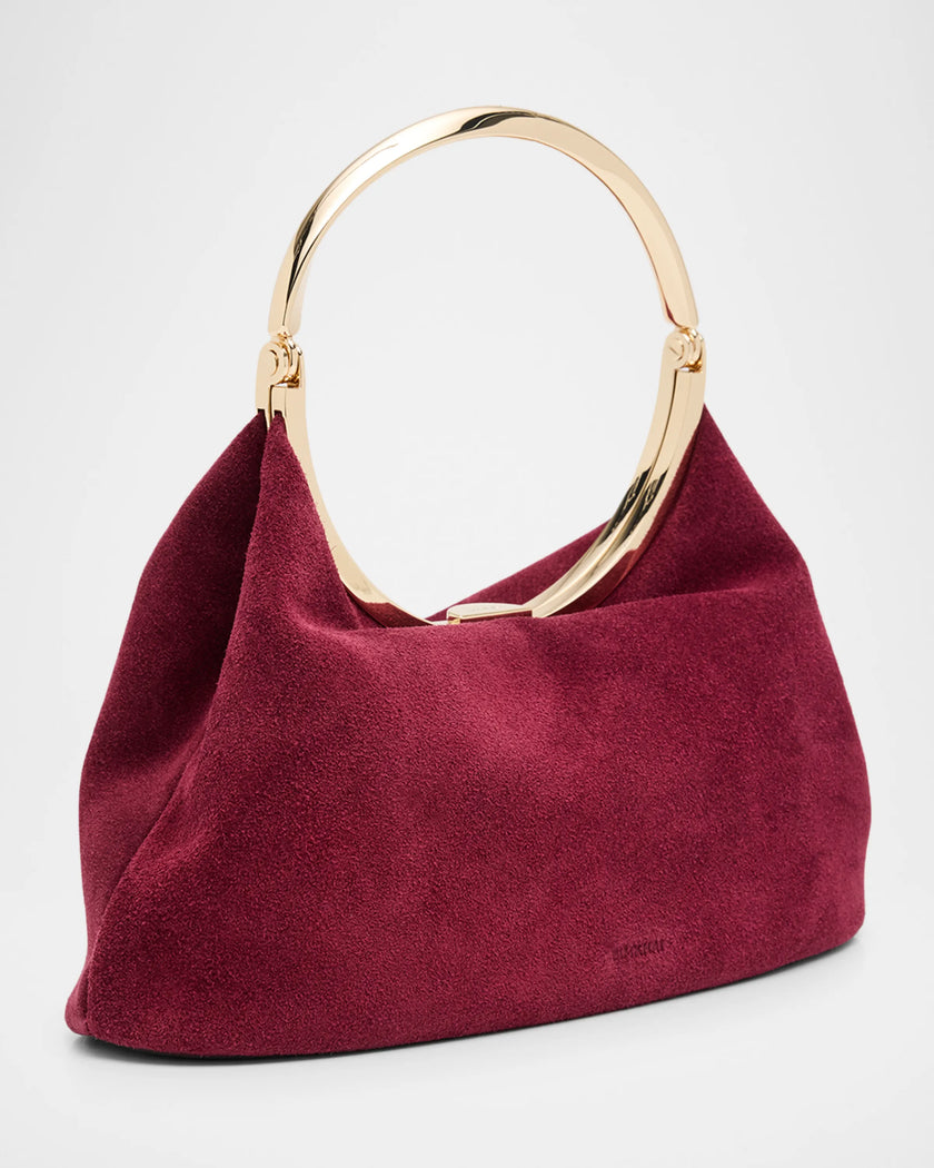 LUCA SUEDE TOP HANDLE BAG