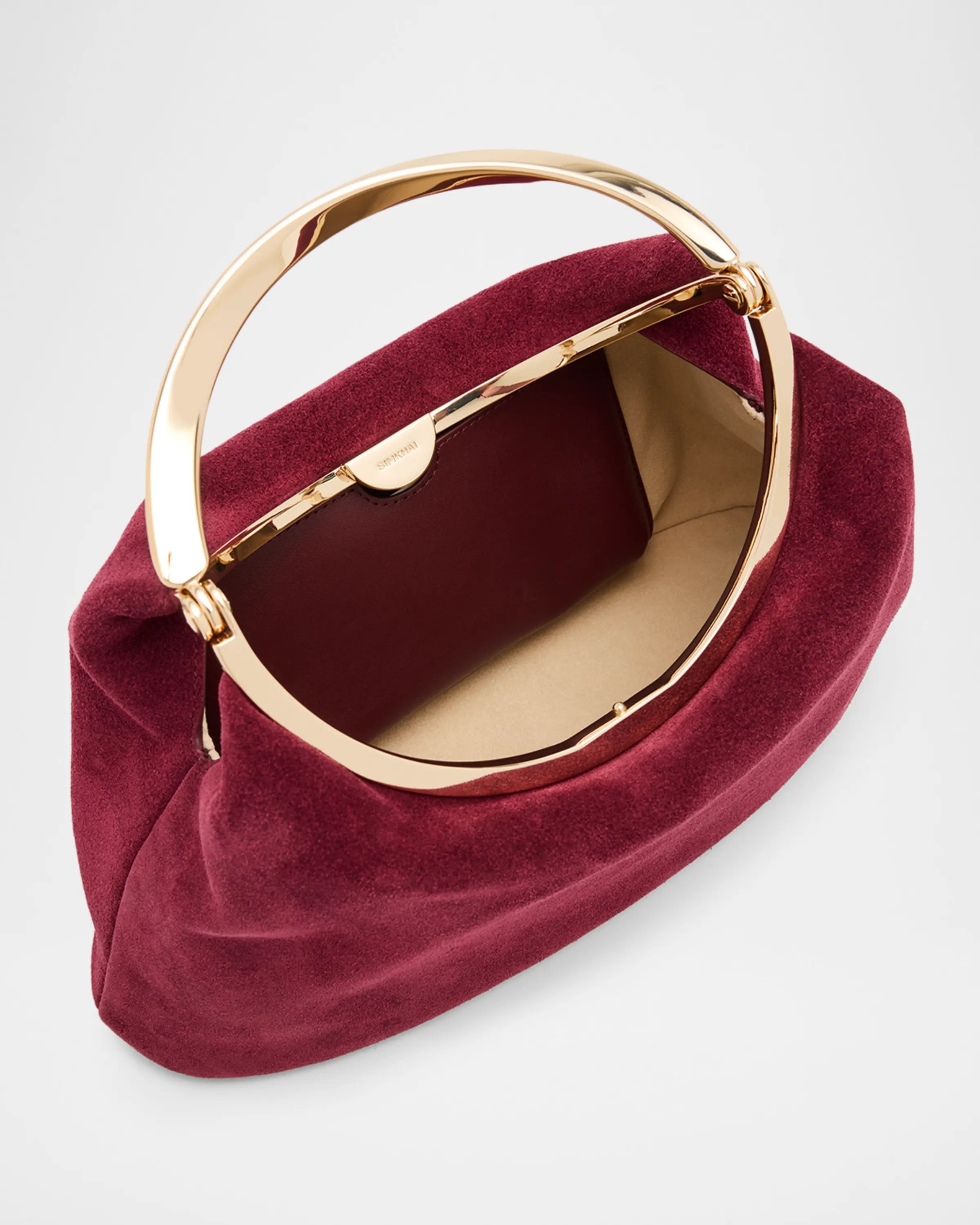 LUCA SUEDE TOP HANDLE BAG