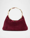LUCA SUEDE TOP HANDLE BAG