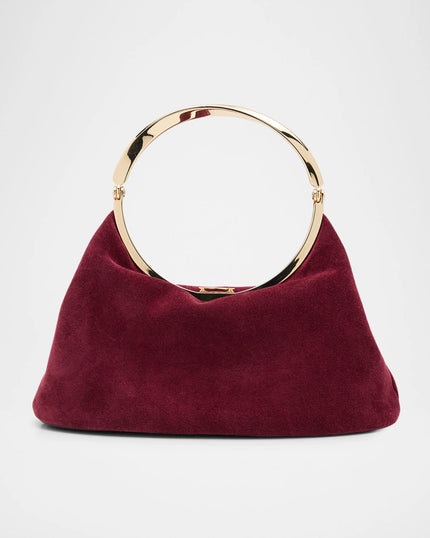 LUCA SUEDE TOP HANDLE BAG
