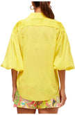 COURT SHORT SLEEVE BUTTON UP TOP