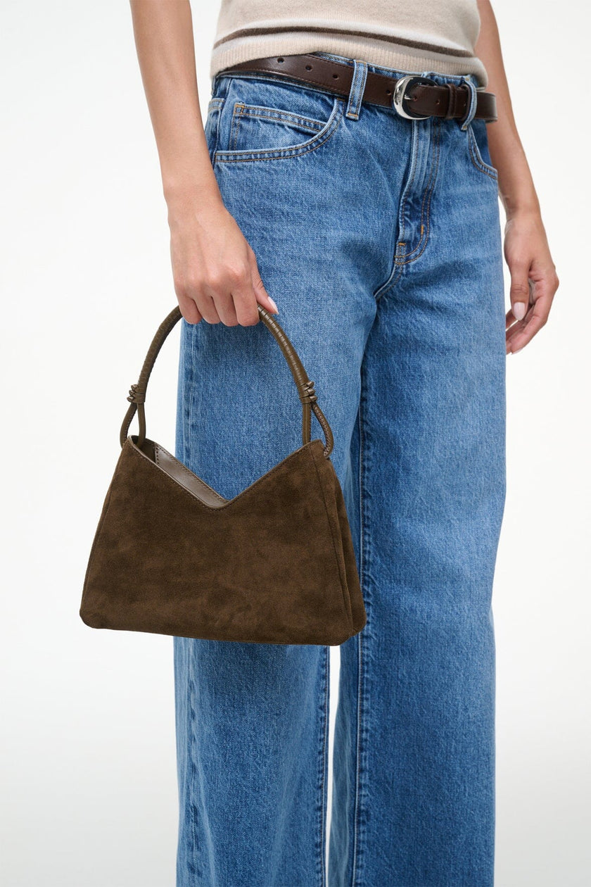 VALERIE SUEDE SHOULDER BAG