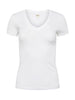 BECCA COTTON VNECK TEE