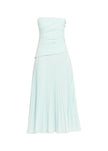 ARIE STRAPLESS BUSTIER MIDI DRESS