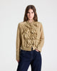 PATTI TOP IN COTTON SILK ORGANZA KELP