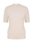 HYPNOTIC BEADED KNIT TEE