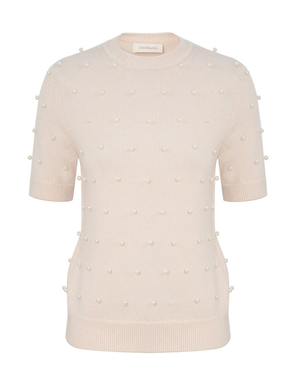 HYPNOTIC BEADED KNIT TEE