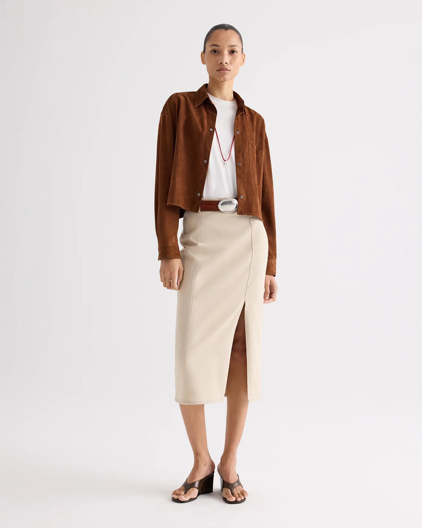LITTLE BIG JOE SHIRT IN FEATHERWEIGHT SUEDE
