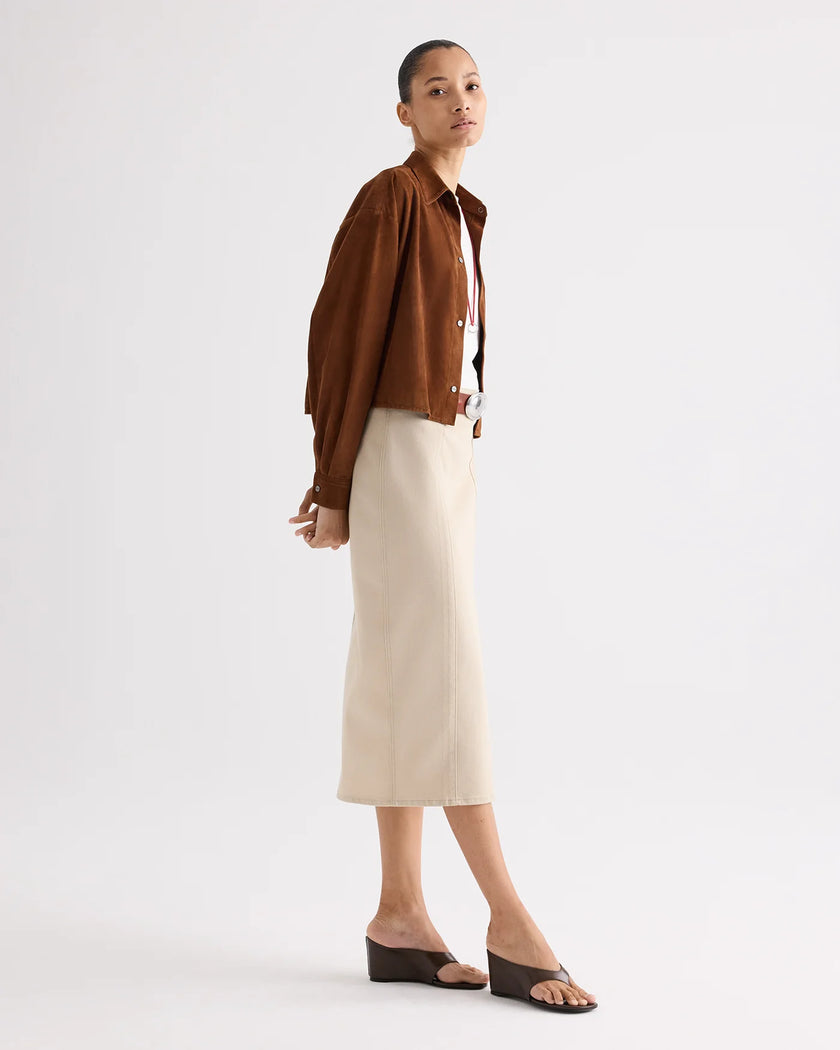 LITTLE BIG JOE SHIRT IN FEATHERWEIGHT SUEDE