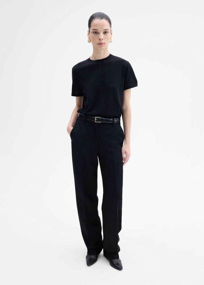 TAILORED STRAIGHT PANT IN VIRGIN WOOL