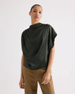 WISH YOU WOULD TOP IN SUPERWASHED SILK