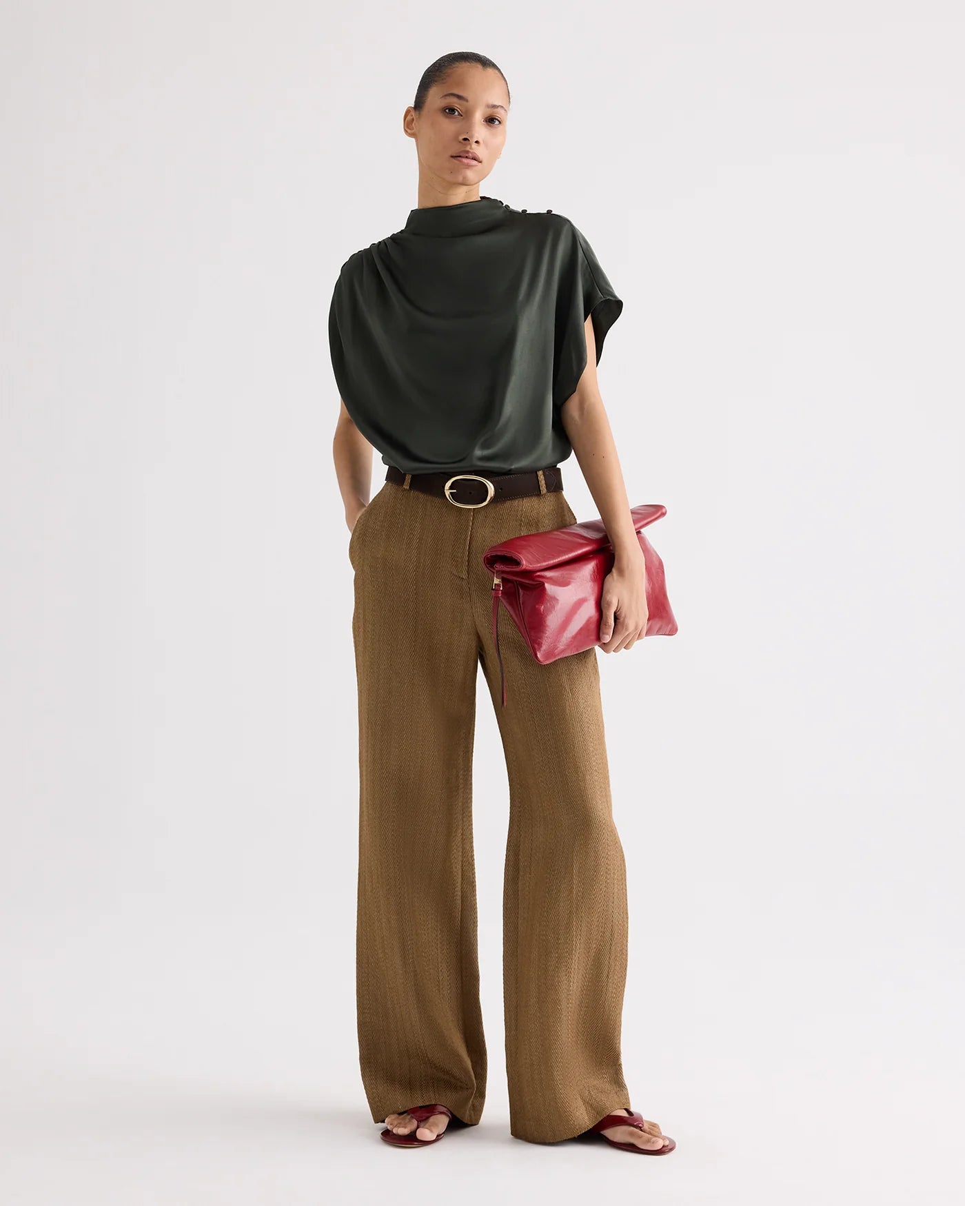 WISH YOU WOULD TOP IN SUPERWASHED SILK