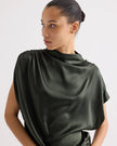WISH YOU WOULD TOP IN SUPERWASHED SILK