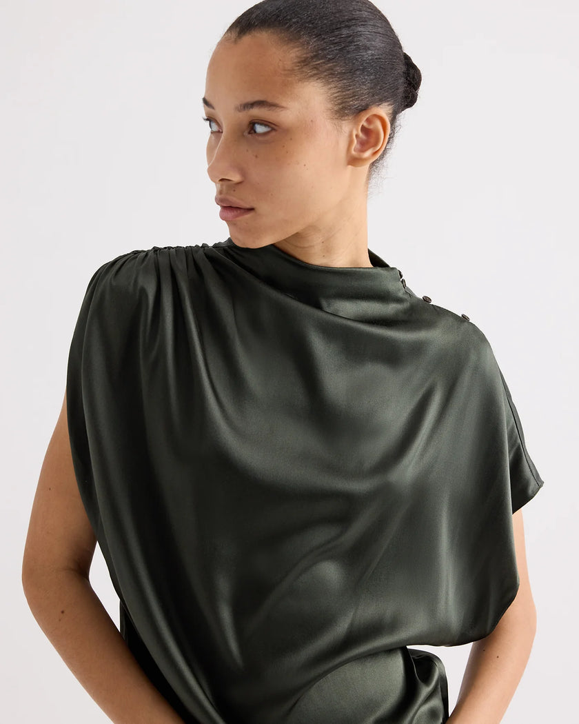 WISH YOU WOULD TOP IN SUPERWASHED SILK