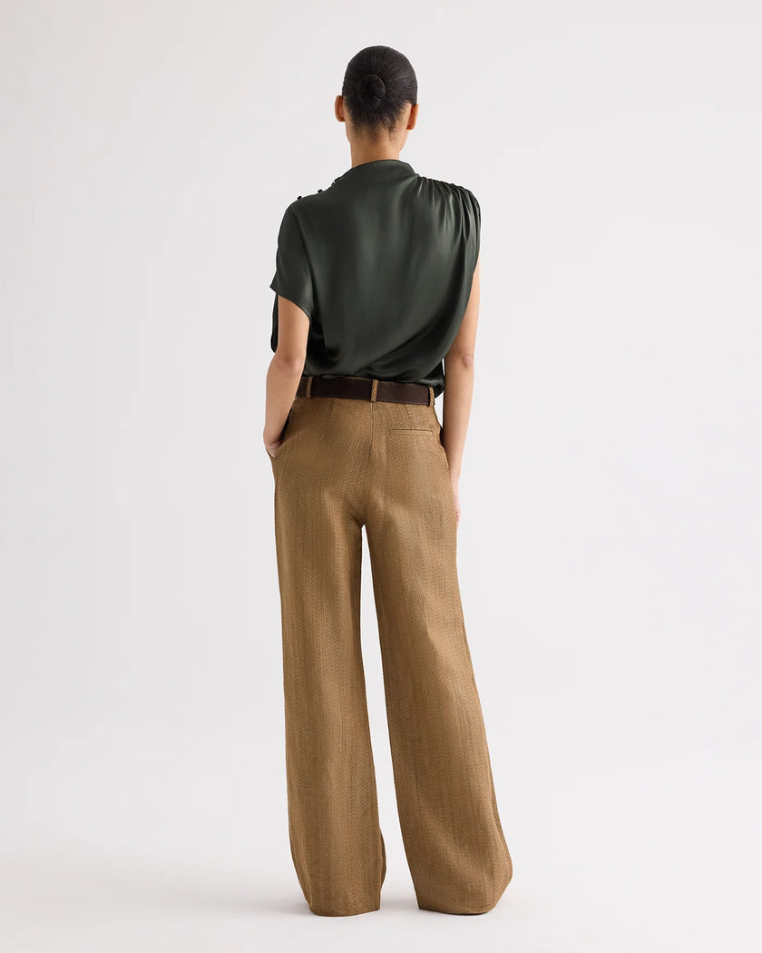 WISH YOU WOULD TOP IN SUPERWASHED SILK