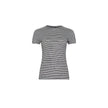RESSI FITTED TEE IN BLACK AND WHITE STRIPE